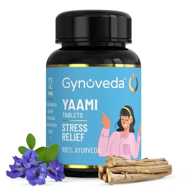 Gynoveda Yaami Ashwagandha Ayurvedic Tablets - 60 tabs