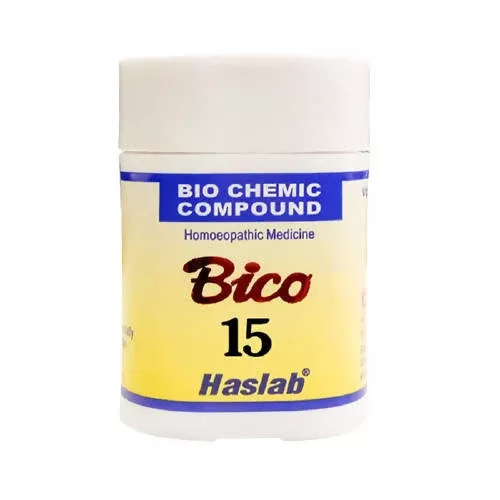 Haslab Homeopathy Bico 15 Biochemic Compound Tablets - 20 gm