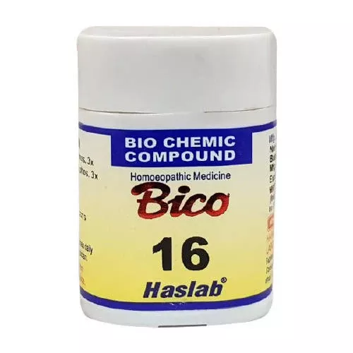 Haslab Homeopathy Bico 16 Biochemic Compound Tablets - 20 gm