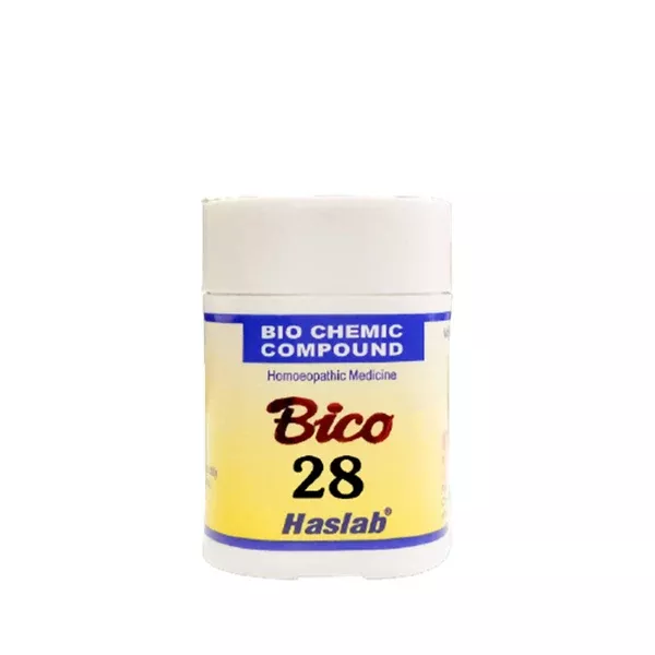Haslab Homeopathy Bico 28 Biochemic Compound Tablets - 20 gm