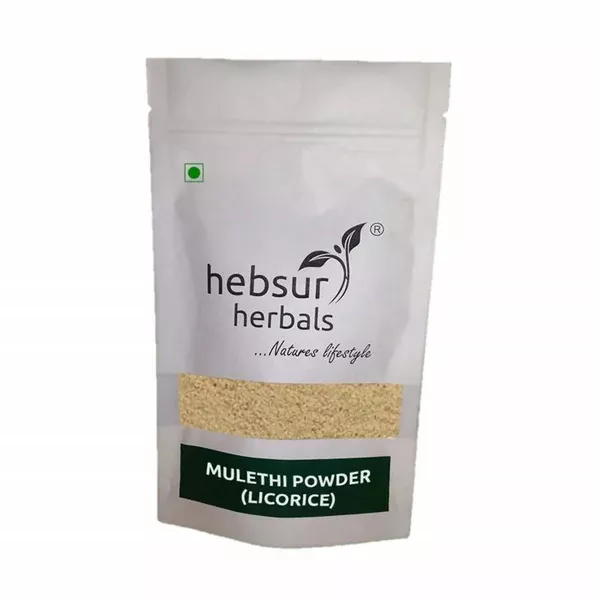 Hebsur Herbals Mulethi Powder (Licorice) - 100 gm