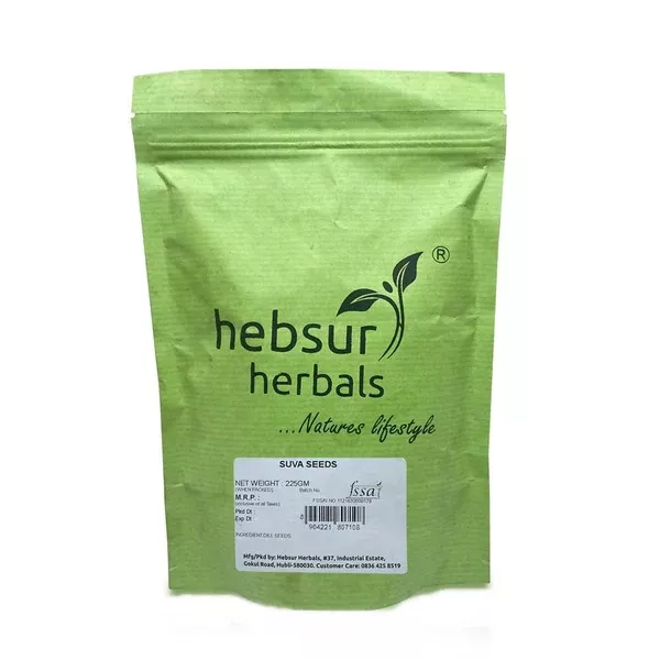 Hebsur Herbals Suva Seeds - 225 gm - Pack of 1
