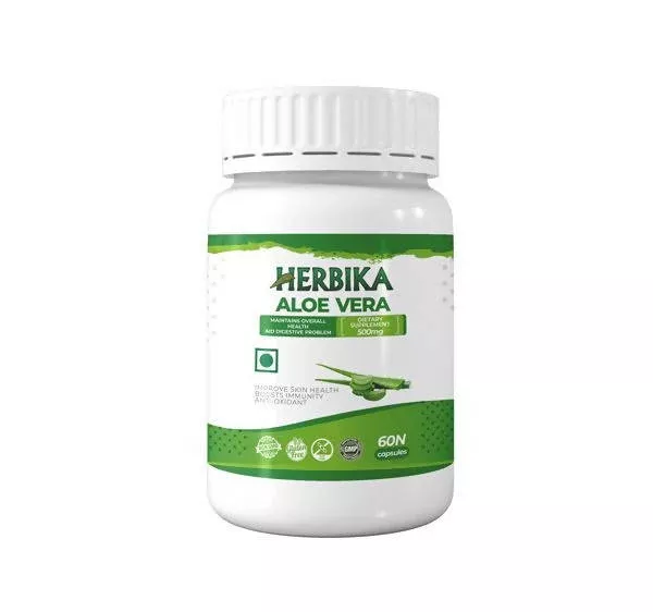 Herbika Aloe Vera Capsules - 60 caps