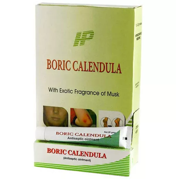 Hering Pharma Boric Calendula Antiseptic Ointment - 20 gm