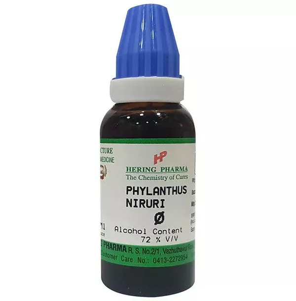 Hering Pharma Phylanthus Niruri Mother Tincture Q - 30 ml