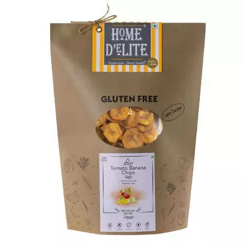 Home D'elite Tomato Banana Chips - 90 gm