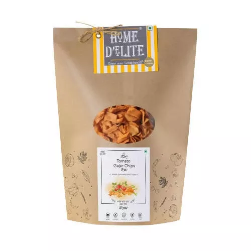 Home D'elite Tomato Gajar Chips - 110 gm