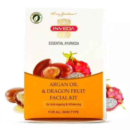 Inveda Argan Oil & Dragon Fruit Facial Kit - Kit