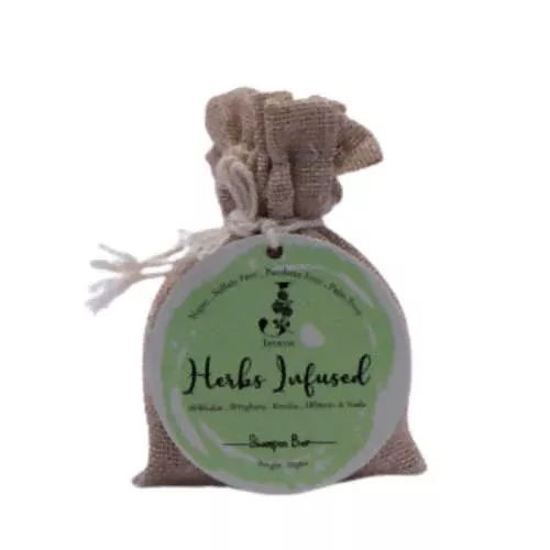 Jeveos Handmade Herbs Infused Shampoo Bar - 75 gm