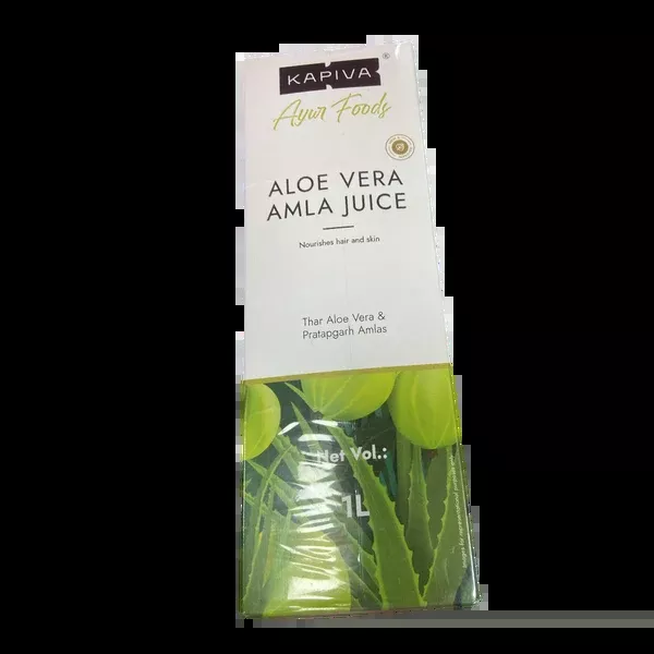 Kapiva Ayurveda Aloe Vera Amla Juice - 1 L