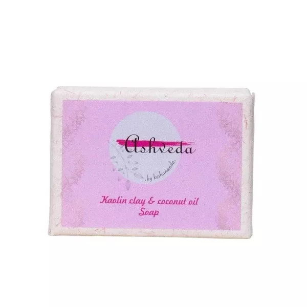 Keshananda Ashveda Kaolin Clay & Coconut Oil Soap - 100 gm