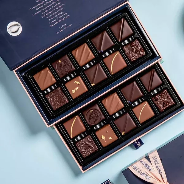 La Folie Box Of 20 - Ganaches (Assorted) - Combo