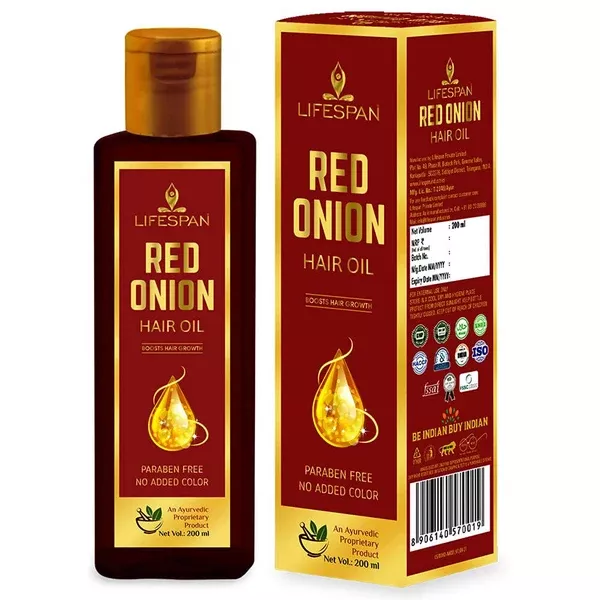 LifeSpan Red Onion Hair Oil - 200 ml