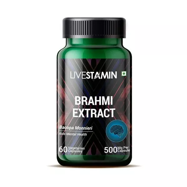 Livestamin Brahmi Extract Capsules - 60 caps
