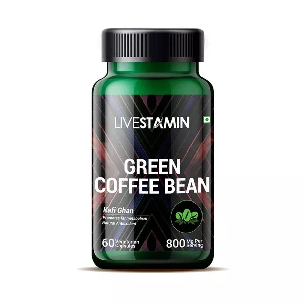 Livestamin Green Coffee Bean Extract Capsules - 60 caps