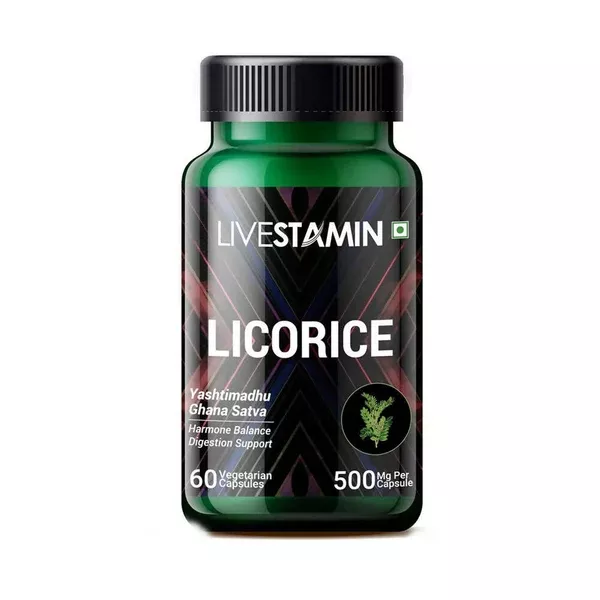Livestamin Licorice Capsules - 60 caps