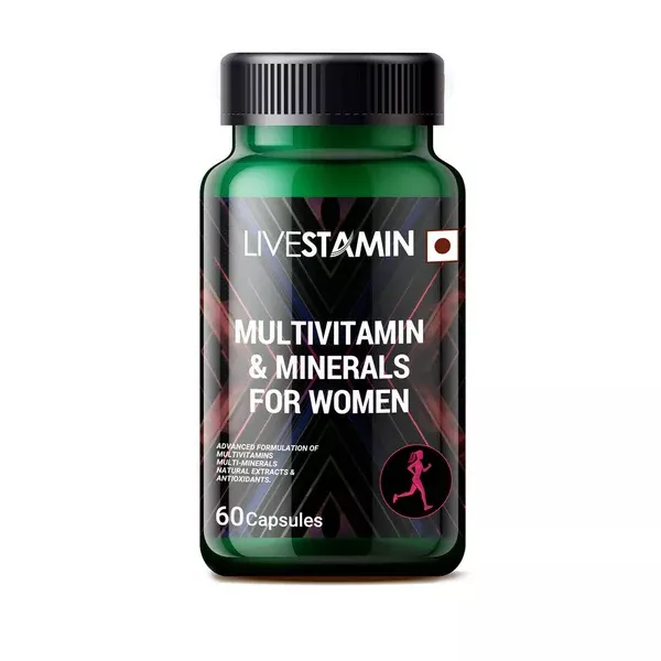 Livestamin Multivitamins & Minerals For Women Capsules - 60 caps