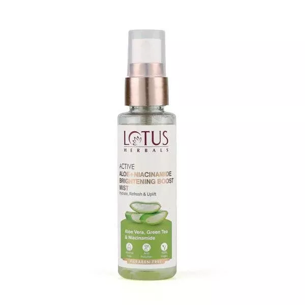 Lotus Herbals Active Aloe + Niacinamide Brightening Boost Mist - 50 ml
