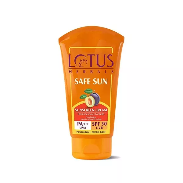 Lotus Herbals Safe Sun SPF 30 PA++ Sunscreen Cream - 50 gm