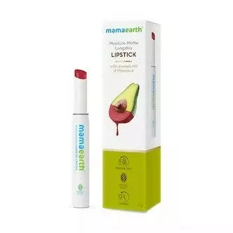 Mamaearth Moisture Matte Longstay Lipstick Cherry Punch - 2 gm