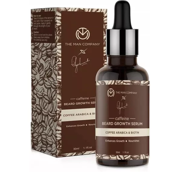 The Man Company Caffeine Beard Growth Serum - 30 ml