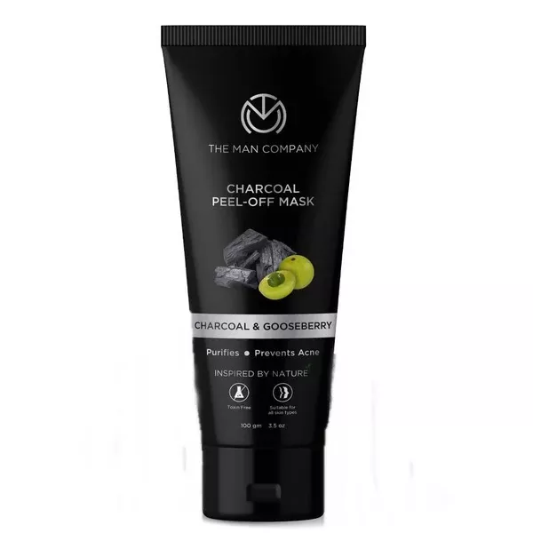 The Man Company Charcoal Peel Off Mask - 100 gm - Pack of 1