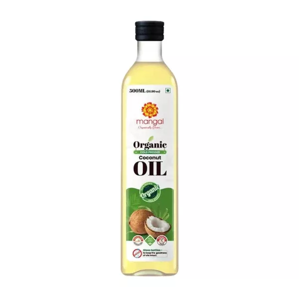 Mangal Organics Cold Pressed Coconut Oil - 500 gm