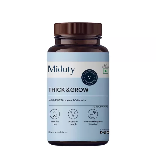 Miduty by Palak Notes Thick & Grow Capsules - 60 caps