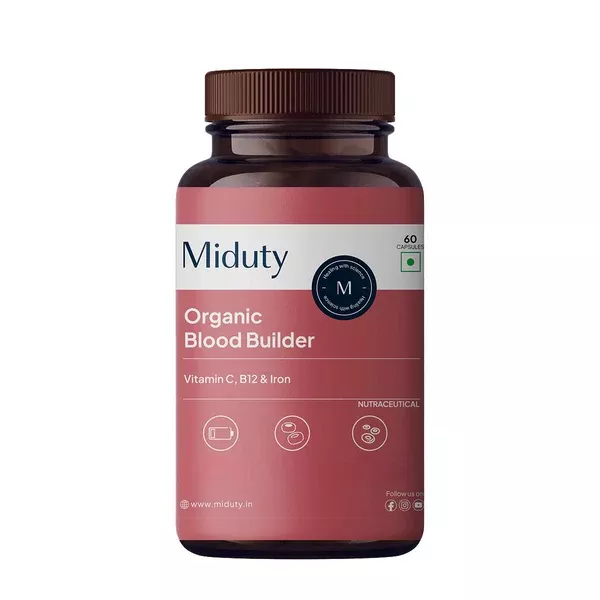 Miduty Organic Blood Builder - 60 caps