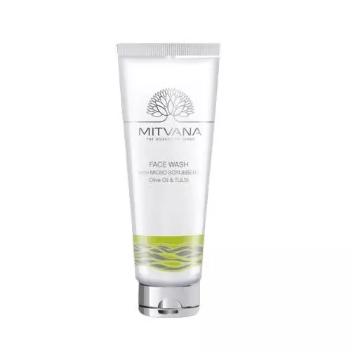 Mitvana Face Wash with Micro Scrubbers (with Olive & Tulsi) - 100 ml