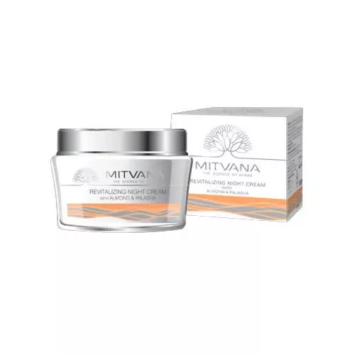 Mitvana Revitalizing Night Cream (with Almond & Palasha) - 50 gm