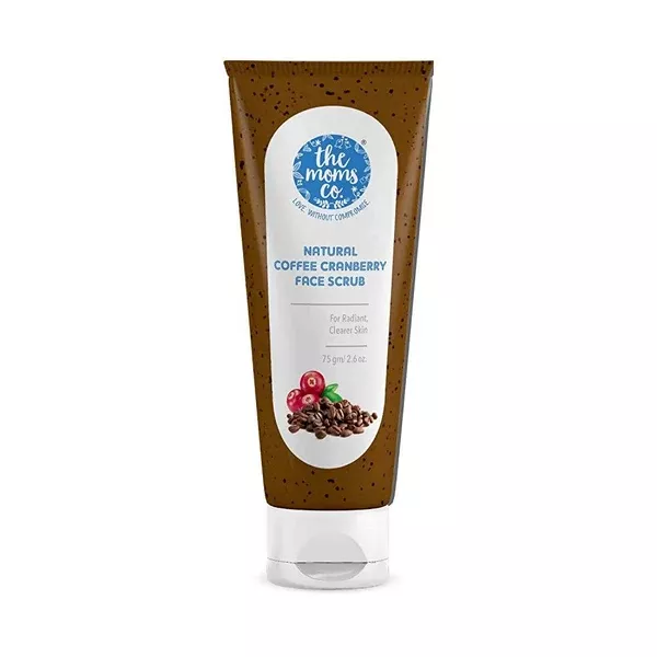 The Moms Co Natural Cranberry Coffee Face Scrub - 75 gm