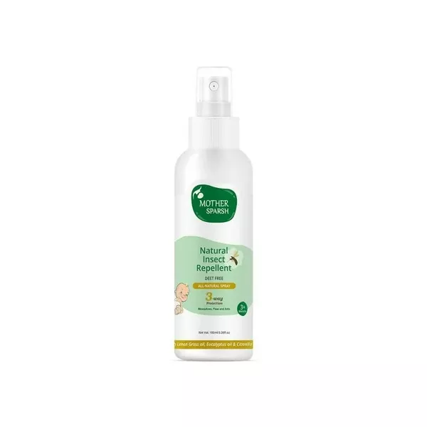 Mother Sparsh Natural Insect Repellent Spray For Babies - 100 ml - Pack of 2