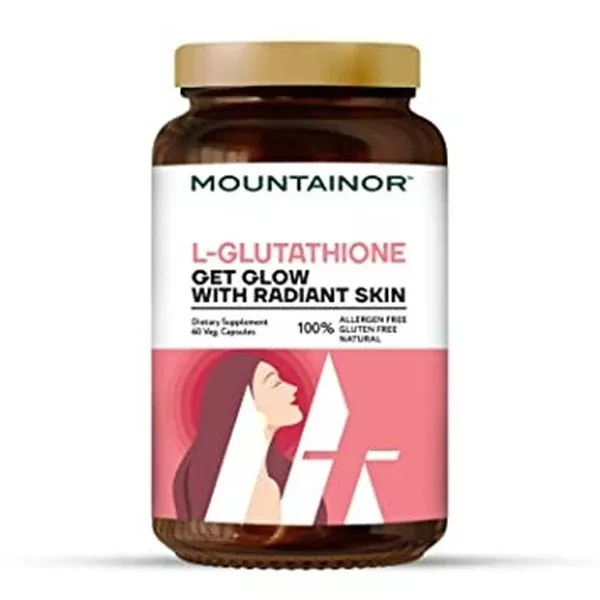 Mountainor L Glutathione Capsules for Healthy & Radiant Skin Capsules - 60 caps