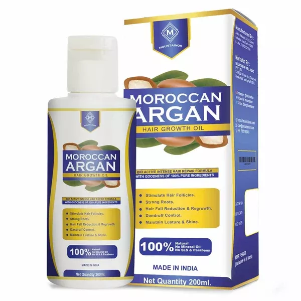 Mountainor Moroccan Argan Hair Growth Oil - 200 ml