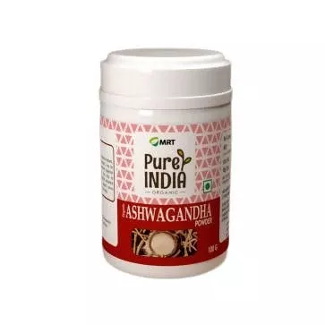 MRT Organics Pure India Ashwagandha Powder - 100 gm
