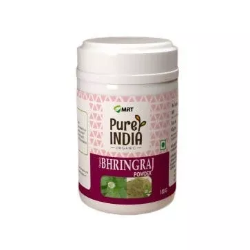 MRT Organics Pure India Bhringraj Powder - 100 gm