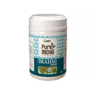 MRT Organics Pure India Brahmi Powder - 100 gm