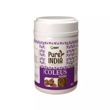 MRT Organics Pure India Coleus Powder - 100 gm