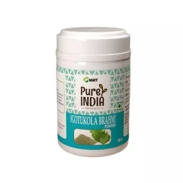 MRT Organics Pure India Gotukola Brahmi Powder - 100 gm