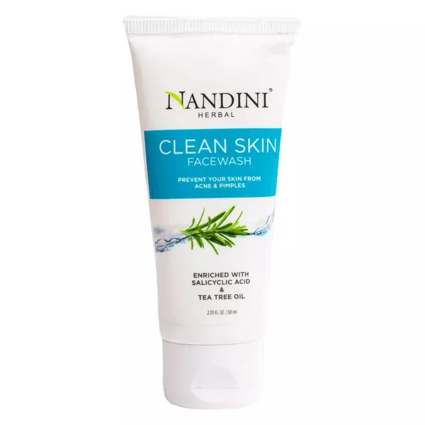 Nandini Herbal Clean Skin Face Wash - 60 ml