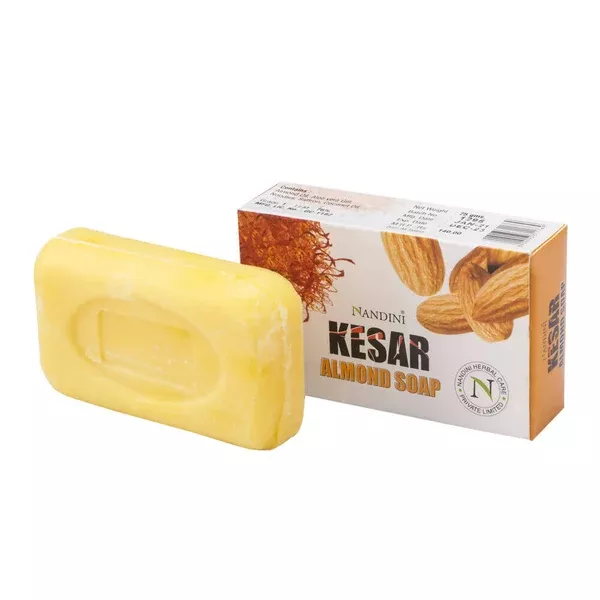 Nandini Herbal Kesar Almond Soap - 25 gm