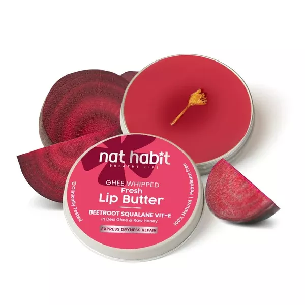 Nat Habit Beetroot Crush Lip Balm - 10 gm