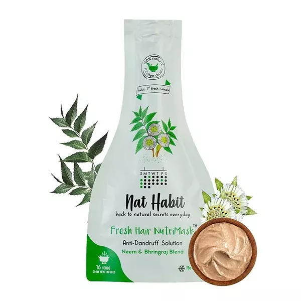 Nat Habit Neem & Bhringraj Fresh Hair Nutri Mask - 40 gm