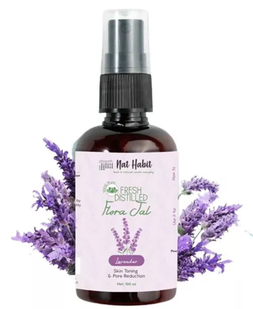 Nat Habit Pure Fresh Distilled Lavender Flora Jal - 100 ml
