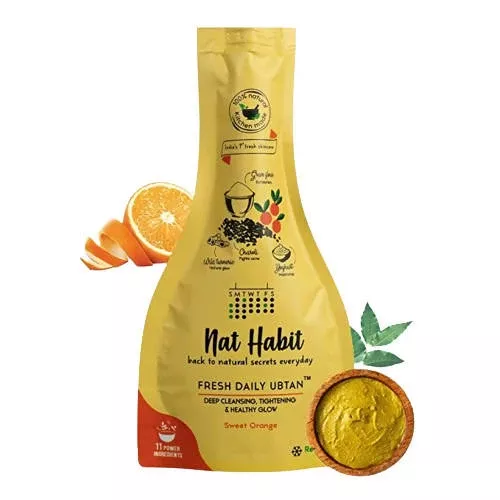 Nat Habit Sweet Orange Fresh Daily Ubtan - 40 gm
