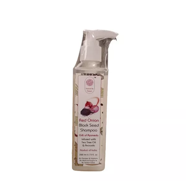 Natural By Nature Red Onion Shampoo - 200 ml