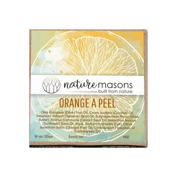 Nature Masons Orange A Peel Soap - 50 gm