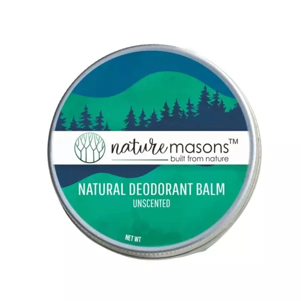 Nature Masons Unscented Natural Deodorant Balm - 30 gm