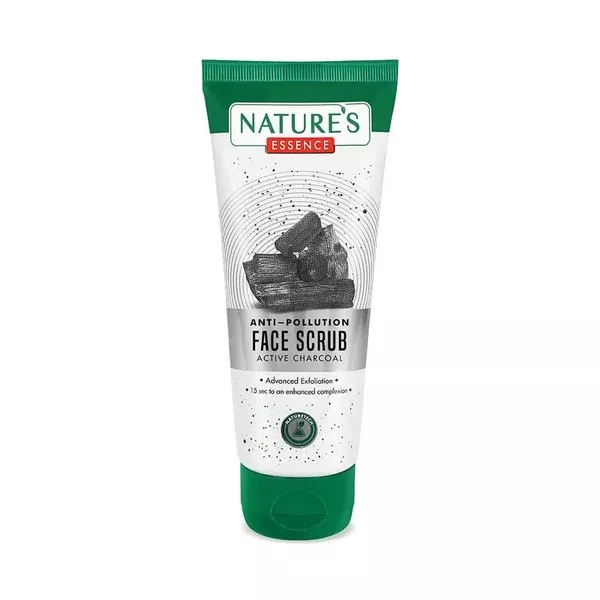 Nature's Essence Anti Pollution Charcoal Face Scrub - 65 ml